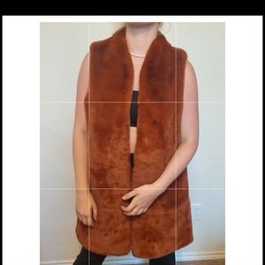 Soft Surroundings Faux Fur Vest